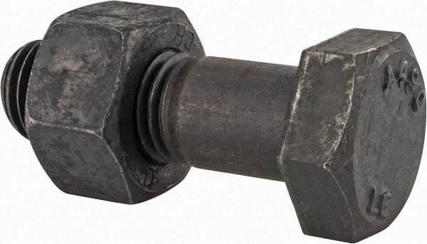 Value Collection - 7/8-9 Thread, 2-3/4" Length Under Head, Steel Hex Head Bolt - Uncoated, UNC Thread, ASTM A490 - All Tool & Supply