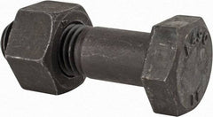 Value Collection - 7/8-9 Thread, 3" Length Under Head, Steel Hex Head Bolt - Uncoated, UNC Thread, ASTM A490 - All Tool & Supply