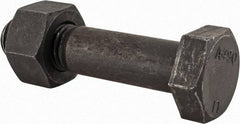 Value Collection - 7/8-9 Thread, 4" Length Under Head, Steel Hex Head Bolt - Uncoated, UNC Thread, ASTM A490 - All Tool & Supply