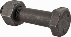 Value Collection - 1-8 Thread, 4-1/2" Length Under Head, Steel Hex Head Bolt - Uncoated, UNC Thread, ASTM A490 - All Tool & Supply