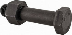 Value Collection - 1-8 Thread, 4-3/4" Length Under Head, Steel Hex Head Bolt - Uncoated, UNC Thread, ASTM A490 - All Tool & Supply