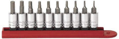 GearWrench - 10 Piece 1/4" Drive Inch Hex Bit Socket Set - 1/16 to 1/4" Hex - All Tool & Supply