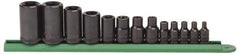 GearWrench - 13 Piece 1/4", 3/8" & 1/2" Drive Socket Set - E4 to E24 Range, Torx Measurement Standard - All Tool & Supply