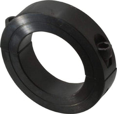 Climax Metal Products - 2-1/16" Bore, Steel, Two Piece Two Piece Split Shaft Collar - 3-1/4" Outside Diam, 3/4" Wide - All Tool & Supply