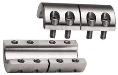 Climax Metal Products - 5/8" Inside x 1-5/16" Outside Diam, Two Piece Rigid Coupling without Keyway - 2" Long - All Tool & Supply