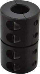 Climax Metal Products - 5/8" Inside x 1-5/16" Outside Diam, Two Piece Rigid Coupling without Keyway - 2" Long - All Tool & Supply