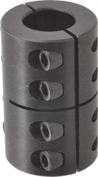 Climax Metal Products - 7/8" Inside x 1-5/8" Outside Diam, Two Piece Rigid Coupling without Keyway - 2-1/2" Long - All Tool & Supply