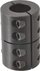 Climax Metal Products - 7/8" Inside x 1-5/8" Outside Diam, Two Piece Rigid Coupling without Keyway - 2-1/2" Long - All Tool & Supply