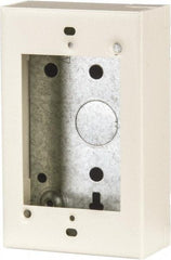 Wiremold - 1 Gang, (4) 1/2" Knockouts, Steel Rectangle Device Box - 4-5/8" Overall Height x 2-13/16" Overall Width x 1-3/8" Overall Depth - All Tool & Supply