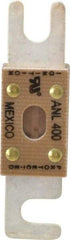 Cooper Bussmann - 400 Amp Non-Time Delay Fast-Acting Forklift & Truck Fuse - 125VAC, 80VDC, 3.18" Long x 0.75" Wide, Littelfuse CNL400, Bussman ANL-400, Ferraz Shawmut CNL400 - All Tool & Supply