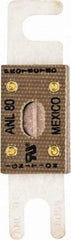 Cooper Bussmann - 80 Amp Non-Time Delay Fast-Acting Forklift & Truck Fuse - 125VAC, 80VDC, 3.18" Long x 0.75" Wide, Littelfuse CNL80, Bussman ANL-80, Ferraz Shawmut CNL80 - All Tool & Supply