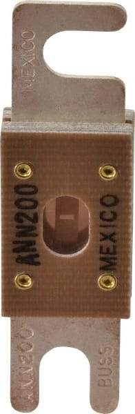 Cooper Bussmann - 200 Amp Non-Time Delay Fast-Acting Forklift & Truck Fuse - 125VAC, 80VDC, 3.18" Long x 0.75" Wide, Littelfuse CNN200, Bussman ANN-200, Ferraz Shawmut CNN200 - All Tool & Supply