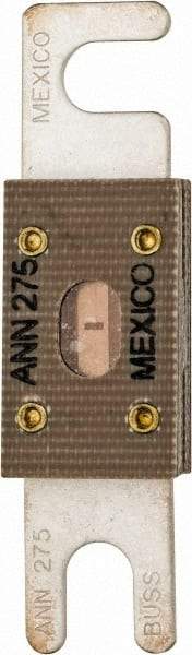 Cooper Bussmann - 275 Amp Non-Time Delay Fast-Acting Forklift & Truck Fuse - 125VAC, 80VDC, 3.18" Long x 0.75" Wide, Littelfuse CNN275, Bussman ANN-275, Ferraz Shawmut CNN275 - All Tool & Supply