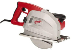 Milwaukee Tool - 13 Amps, 8" Blade Diam, 3,700 RPM, Electric Circular Saw - 120 Volts, 1.75 hp, 15' Cord Length, 5/8" Arbor Hole, Right Blade - All Tool & Supply