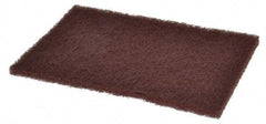 Standard Abrasives - Aluminum Oxide Hand Pad - Maroon, 6" Wide x 9" Long, Nonwoven - All Tool & Supply