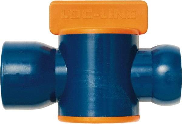 Loc-Line - 3/4" ID Coolant Hose NPT Valve - Female to Female Connection, Acetal Copolymer Body, NPT, Use with Loc-Line Modular Hose Systems - All Tool & Supply