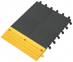 Wearwell - 18" Long x 18" Wide x 7/8" Thick, Anti-Fatigue Modular Matting Solid Grid - Male & Female, 4 Interlocking Sides, Charcoal, For Dry & Wet Areas, Series 556 - All Tool & Supply