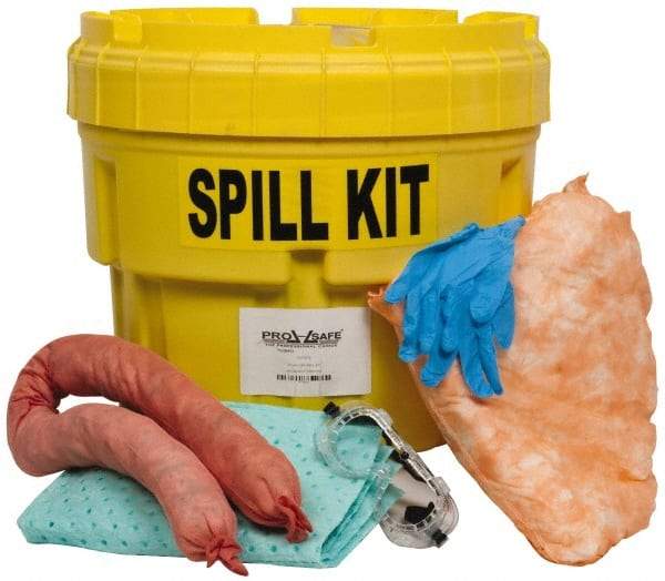 PRO-SAFE - Hazardous Materials Spill Kit - 55 Gal Polyethylene Drum - All Tool & Supply