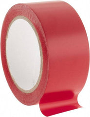 NMC - Red Solid Color Vinyl Tape - 2" Wide x 108' Long x 0.002" Thick, General Traffic - All Tool & Supply