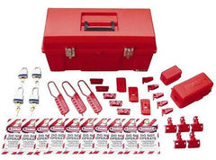 NMC - 38 Piece Electrical Lockout Kit - Comes in Tool Box - All Tool & Supply