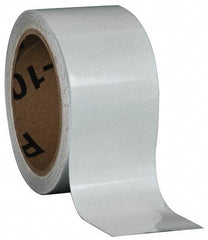 NMC - White Solid Color Vinyl Tape - 2" Wide x 30' Long x 0.002" Thick, General Traffic - All Tool & Supply