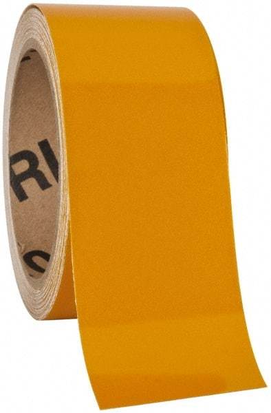 NMC - Yellow Solid Color Vinyl Tape - 2" Wide x 30' Long x 0.002" Thick, General Traffic - All Tool & Supply