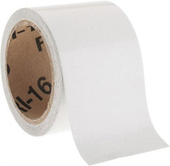 NMC - White Solid Color Vinyl Tape - 3" Wide x 30' Long x 0.002" Thick, General Traffic - All Tool & Supply