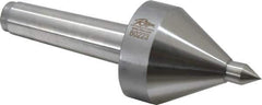 Riten - MT3 Taper Shank, 2-1/4" Head Diam 330 Lb Capacity Live Center - 5,000 Max RPM, 3-3/16" Head Length, 1/2" Point Diam, 3/4" Point Len, 330 Lb Max Workpc, 3-3/16" OAL, Pipe Nose Point - All Tool & Supply