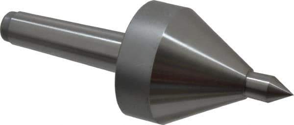 Riten - MT3 Taper Shank, 2-5/8" Head Diam 685 Lb Capacity Live Center - 4,000 Max RPM, 3-3/16" Head Length, 5/8" Point Diam, 15/16" Point Len, 685 Lb Max Workpc, 3-3/16" OAL, Pipe Nose Point - All Tool & Supply