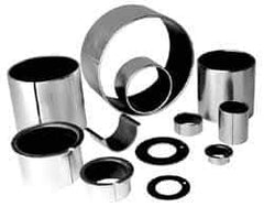 TriStar - 3/16" Inside x 1/4" Outside Diam, Steel/PTFE Sleeve Bearing - 3/8" OAL - All Tool & Supply