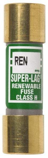 Cooper Bussmann - 250 VAC, 15 Amp, Time Delay Renewable Fuse - Fuse Holder Mount, 50.8mm OAL, 10 (RMS) kA Rating, 9/16" Diam - All Tool & Supply