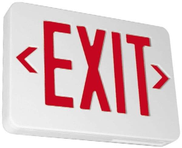 NMC - White, LED, Illuminated Exit Sign - All Tool & Supply