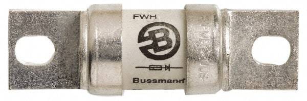 Cooper Bussmann - 500 VAC/VDC, 700 Amp, Fast-Acting Semiconductor/High Speed Fuse - Bolt-on Mount, 6-15/32" OAL, 200 (RMS Symmetrical), 50 at DC kA Rating, 2-1/2" Diam - All Tool & Supply