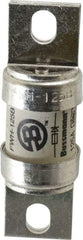 Cooper Bussmann - 500 VAC/VDC, 125 Amp, Fast-Acting Semiconductor/High Speed Fuse - Bolt-on Mount, 3-5/8" OAL, 200 (RMS Symmetrical), 50 at DC kA Rating, 1-5/32" Diam - All Tool & Supply