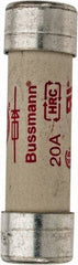 Cooper Bussmann - 500 VAC, 20 Amp, Fast-Acting Semiconductor/High Speed Fuse - 50.8mm OAL, 200 (RMS), 50 at DC kA Rating, 9/16" Diam - All Tool & Supply