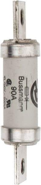 Cooper Bussmann - 700 VAC/VDC, 90 Amp, Fast-Acting Semiconductor/High Speed Fuse - Stud Mount Mount, 4-3/8" OAL, 200 (RMS), 50 at DC kA Rating, 0.947" Diam - All Tool & Supply