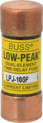 Cooper Bussmann - 300 VDC, 600 VAC, 10 Amp, Time Delay General Purpose Fuse - Fuse Holder Mount, 2-1/4" OAL, 100 at DC, 300 at AC (RMS) kA Rating, 13/16" Diam - All Tool & Supply