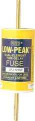 Cooper Bussmann - 300 VDC, 600 VAC, 125 Amp, Time Delay General Purpose Fuse - Bolt-on Mount, 5-3/4" OAL, 100 at DC, 300 at AC (RMS) kA Rating, 1-5/8" Diam - All Tool & Supply