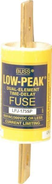 Cooper Bussmann - 300 VDC, 600 VAC, 175 Amp, Time Delay General Purpose Fuse - Bolt-on Mount, 5-3/4" OAL, 100 at DC, 300 at AC (RMS) kA Rating, 1-5/8" Diam - All Tool & Supply