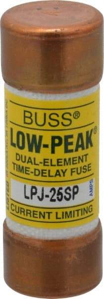 Cooper Bussmann - 300 VDC, 600 VAC, 25 Amp, Time Delay General Purpose Fuse - Fuse Holder Mount, 2-1/4" OAL, 100 at DC, 300 at AC (RMS) kA Rating, 13/16" Diam - All Tool & Supply