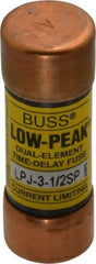 Cooper Bussmann - 300 VDC, 600 VAC, 3.5 Amp, Time Delay General Purpose Fuse - Fuse Holder Mount, 2-1/4" OAL, 100 at DC, 300 at AC (RMS) kA Rating, 13/16" Diam - All Tool & Supply