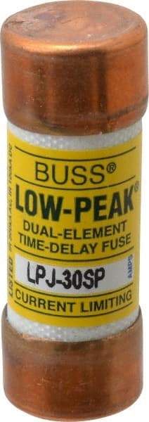 Cooper Bussmann - 300 VDC, 600 VAC, 30 Amp, Time Delay General Purpose Fuse - Fuse Holder Mount, 2-1/4" OAL, 100 at DC, 300 at AC (RMS) kA Rating, 13/16" Diam - All Tool & Supply