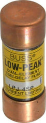 Cooper Bussmann - 300 VDC, 600 VAC, 4 Amp, Time Delay General Purpose Fuse - Fuse Holder Mount, 2-1/4" OAL, 100 at DC, 300 at AC (RMS) kA Rating, 13/16" Diam - All Tool & Supply