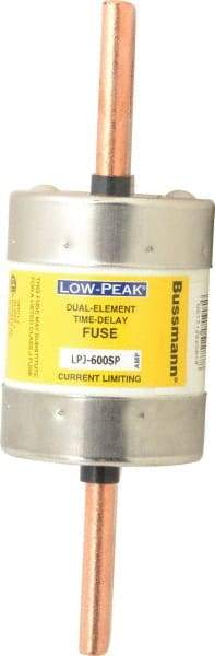 Cooper Bussmann - 300 VDC, 600 VAC, 600 Amp, Time Delay General Purpose Fuse - Bolt-on Mount, 203.2mm OAL, 100 at DC, 300 at AC (RMS) kA Rating, 2-1/2" Diam - All Tool & Supply