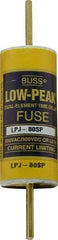 Cooper Bussmann - 300 VDC, 600 VAC, 80 Amp, Time Delay General Purpose Fuse - Bolt-on Mount, 4-5/8" OAL, 100 at DC, 300 at AC (RMS) kA Rating, 1-1/8" Diam - All Tool & Supply