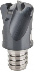 Iscar - MM EFF Grade IC903 Carbide End Milling Tip Insert - TiAlN Finish, 4 Flutes, 16mm Cutting Diam, 0.8mm Depth of Cut, 20.5mm Extension, 0.128" Cnr Rad - All Tool & Supply