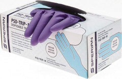 Honeywell - 8 mil Thick, Nitrile Chemical Resistant Gloves - All Tool & Supply