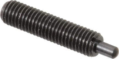 Gibraltar - 1/4-28, 1" Thread Length, 3/16" Plunger Projection, Steel Threaded Spring Plunger - 0.118" Max Plunger Diam, 1" Plunger Length, 3 Lb Init End Force, 13 Lb Final End Force - All Tool & Supply