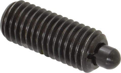 Gibraltar - 5/8-11, 1-1/2" Thread Length, 5/16" Plunger Projection, Steel Threaded Spring Plunger - 0.31" Max Plunger Diam, 1-1/2" Plunger Length, 3.5 Lb Init End Force, 10.5 Lb Final End Force - All Tool & Supply