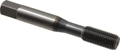 OSG - 3/8-24 UNF H6 Thread Limit Modified Bottoming Thread Forming Tap - Powdered Metal High Speed Steel, TiCN Finish, 2-15/16" OAL, 1-1/4" Thread Length, Right Hand Thread, Series EXOTAP NRT - All Tool & Supply